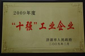 2009年度十强企业